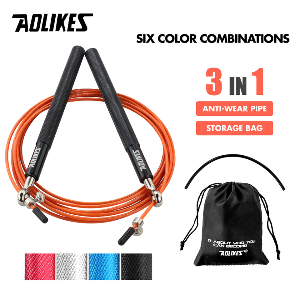 Crossfit Equipment - AOLIKES 1PCS Crossfit Speed Jump Rope
