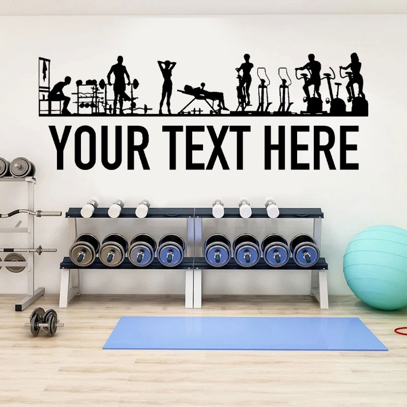 Gym People & Equipment Wall De - Crossfit Workout With Equipment ulasan dan harga