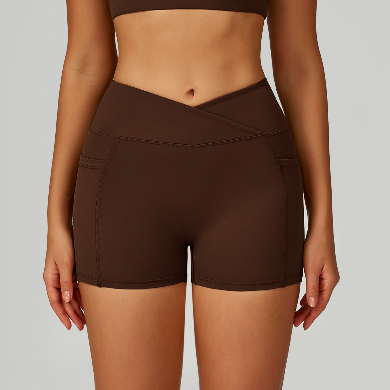 Cross Waist Head Yoga Shorts H - Crossfit Workout With Equipment ulasan dan harga