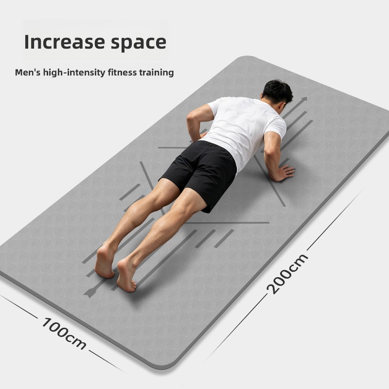 Large Size Men Yoga Mat Thick  - Ab Mat Crunch ulasan dan harga