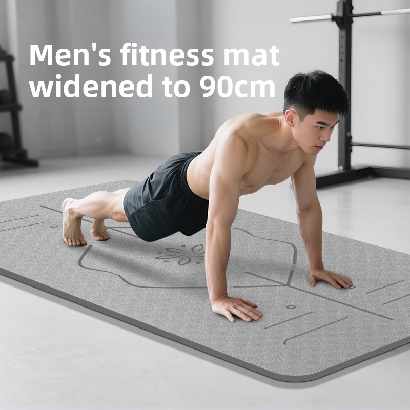 Large Size Yoga Mat Mens Fitne - Ab Mat Crunch ulasan dan harga