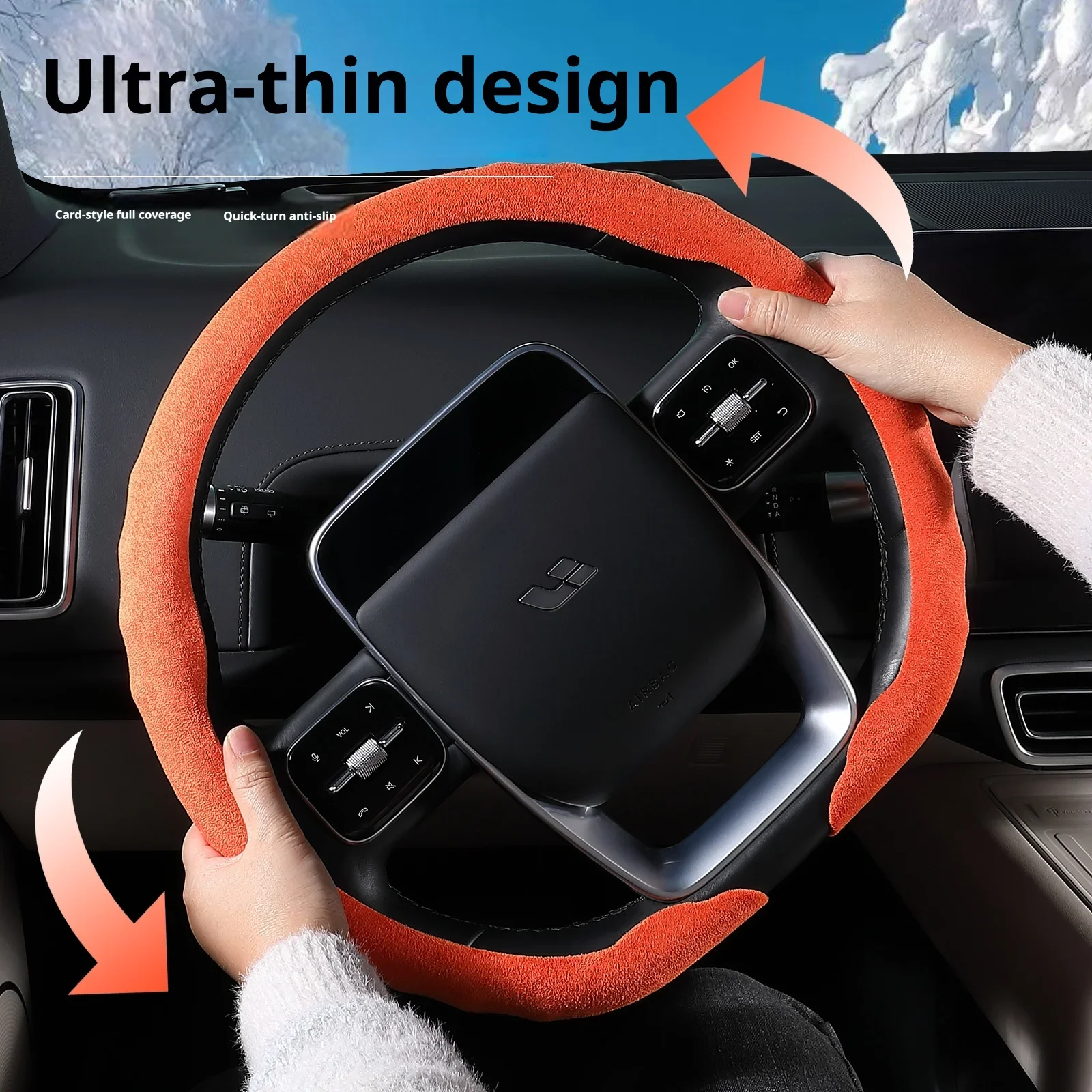 For Toyota Ultra‑Thin Suede St - Crossfit Accessories ulasan dan harga