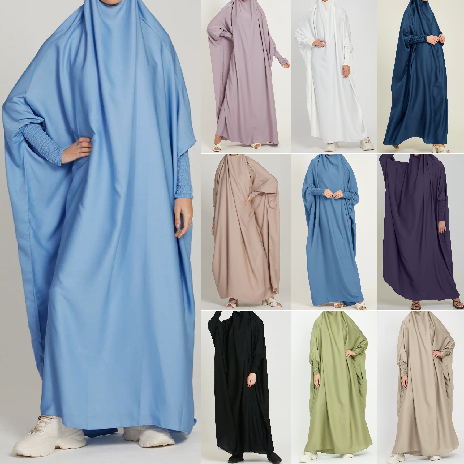 Solid Color Robe Dress Long Dr - Crossfit Indonesia ulasan dan harga