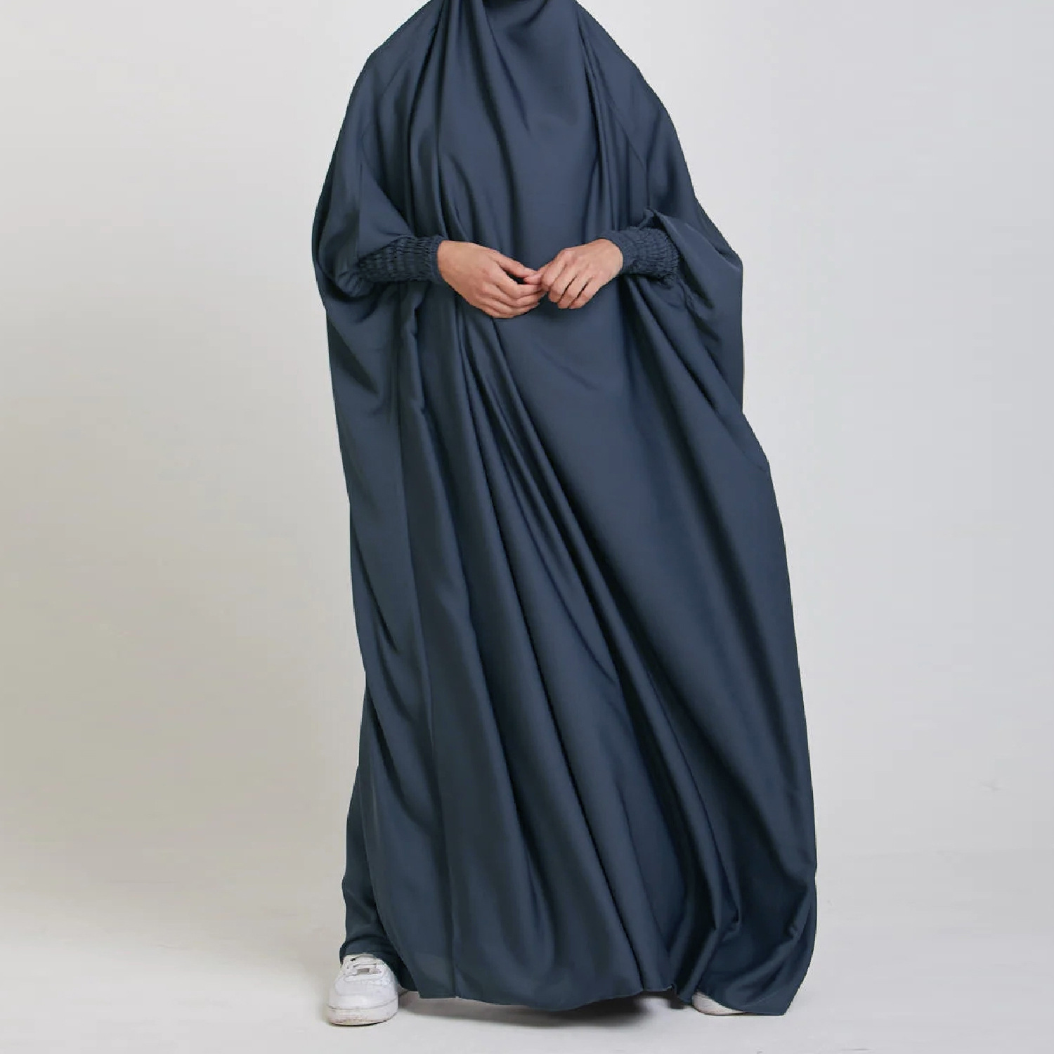 Solid Color Robe Dress Long Dr - Crossfit Indonesia ulasan dan harga