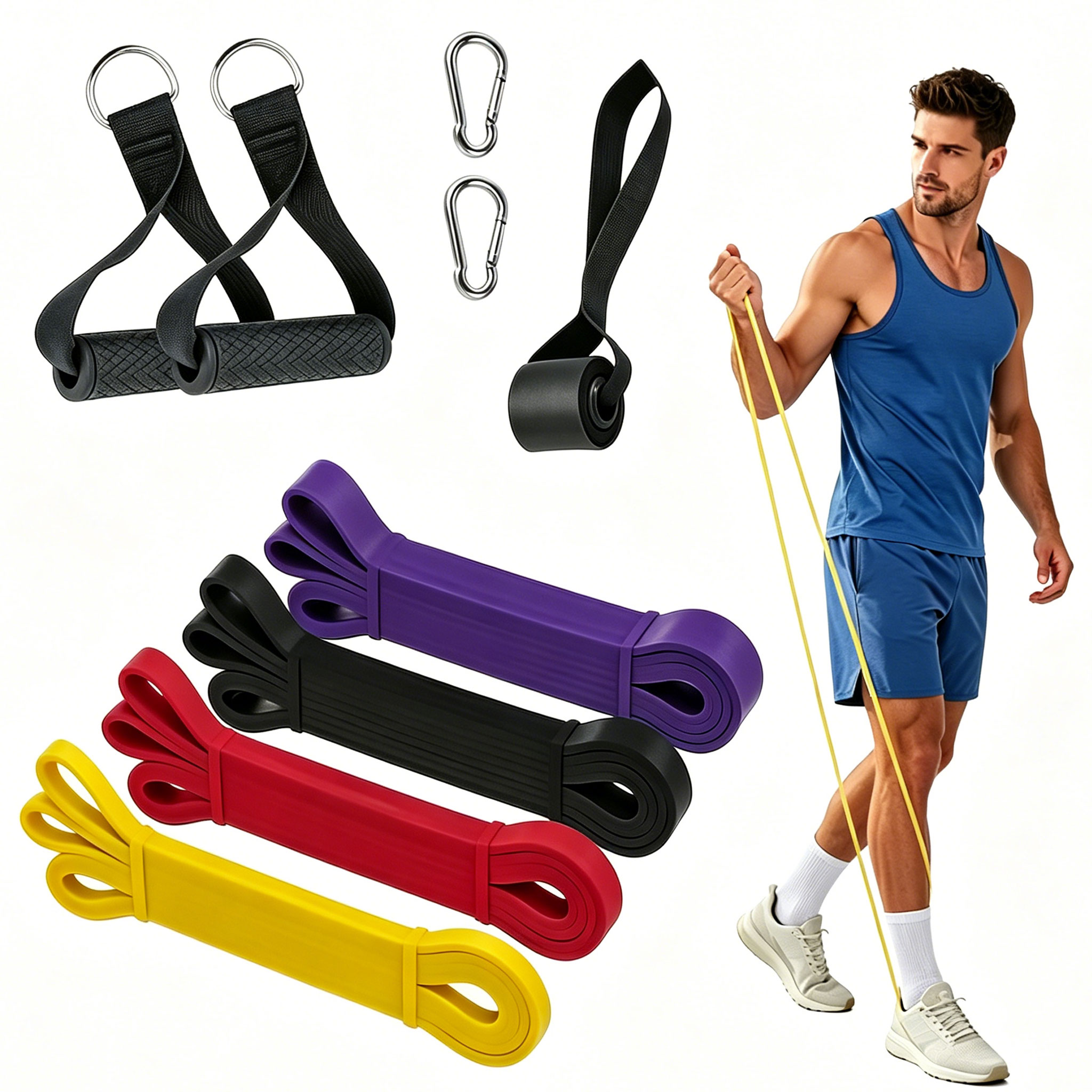 Men's Pull-Up Power Band Set,  - Pull Up Assist Band ulasan dan harga
